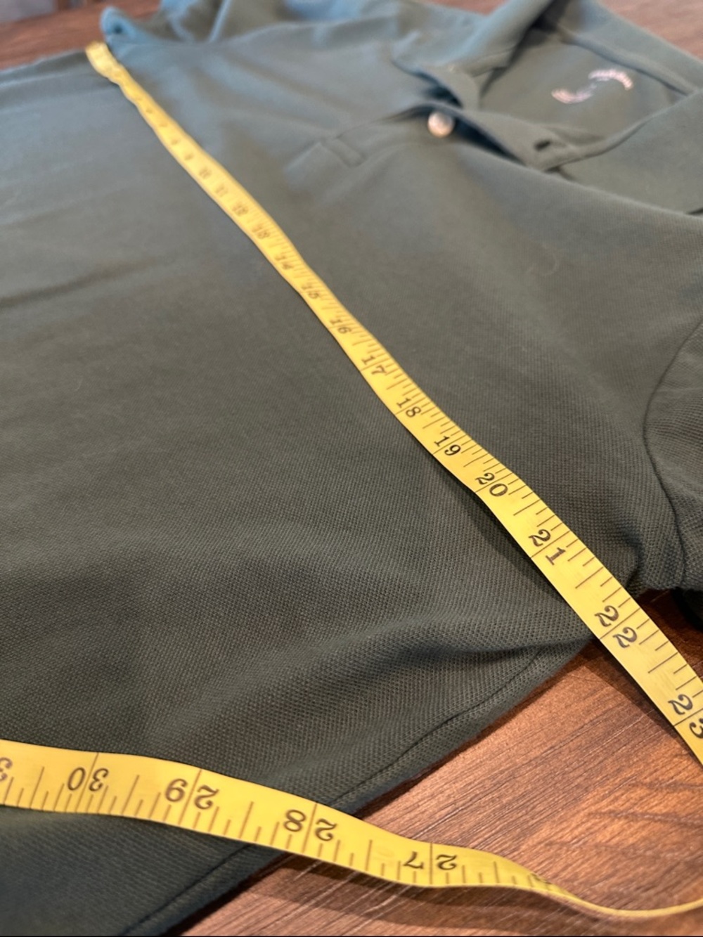 Goodfellow & Co Men's Forest Green Polo Shirt - Picture 5 of 5